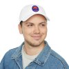 Man wearing white Florida Victorious patch hat